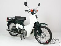 VERKOCHT! Honda C50 NT Japans, groen, 6000 km, met kenteken