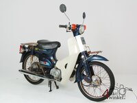 VERKOCHT - Honda C50 NT Japans, blauw, opknapper