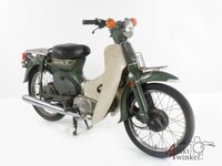 VERKOCHT! Honda C70 K1 Japans, groen, 16999km
