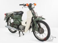 VERKOCHT, Honda C90 K1 Japans, 51468 km, groen, met kenteken!
