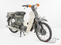 VERKOCHT ! Honda C70 K1 Japans, grijs, 10406 km
