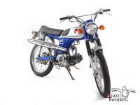 VERKOCHT ! Honda CL50, Scrambler, blauw, 8163km, met kenteken!