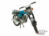 VERKOCHT Honda CB50 K1, Blauw, 8072km, met kenteken