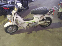 VERKOCHT ! Honda CF50, wit, 1543km