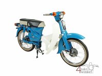 Verkocht! Honda C90 OT, Rollend frame, met motorkenteken