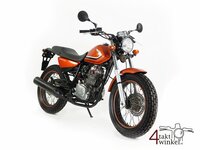 VERKOCHT Honda FTR223, oranje, 14593km