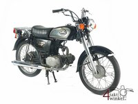 VERKOCHT ! Honda CD90, zwart, 8597km