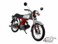 VERKOCHT! Honda CD50S, rood, 13926km