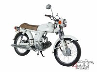 VERKOCHT ! Honda CD50s, wit, 5914km
