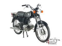 VERKOCHT Honda CD50, zwart, 11379km