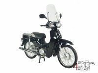 VERKOCHT ! Honda C50, zwart, 15319km