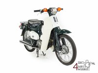 VERKOCHT Honda C50, groen, 4796km