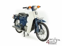 VERKOCHT Honda C50, Blauw, 7879km