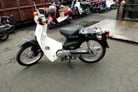 VERKOCHT Honda C50 NT, groen, 10939km. Met Kenteken !