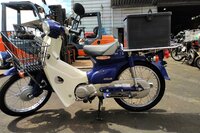VERKOCHT ! Honda C50 Presscub, blauw, 7527km