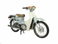 VERKOCHT ! Honda C110, baby blauw, 23211km