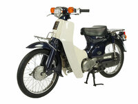 VERKOCHT ! Honda C50 NT, donker blauw, 8204km. Met  Kenteken !