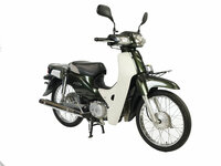 VERKOCHT ! Honda C50 2012, groen, 16505km