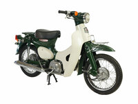 Verkocht ! Honda C50 Little cub, groen, 14880km