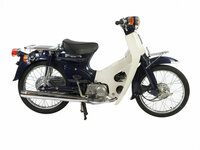 VERKOCHT, Honda C90 NT, donker blauw, 11486km