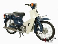 VERKOCHT Honda C50 NT, blauw, 4231km