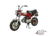 Honda Dax, rood, 9650km