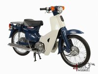VERKOCHT  ! Honda C50 NT, blauw, 647km. Met kenteken !