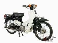Verkocht! Honda C50 NT, zwart, 13178km, Met Kenteken! 