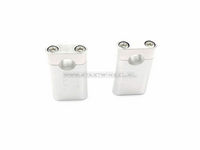 Stuurklemmen / risers, universeel, Kepspeed, 75mm inbus zilver