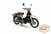 VERKOCHT ! Honda C50 Little Cub, Japans, Zilver, 6849 km