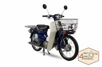 VERKOCHT ! Honda C50 Press Cub, Japans, Blauw, 20021km, met kenteken