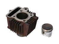 Cilinderset, hoog, 47mm, 85cc C90 NT, Origineel Honda, gebruikt product