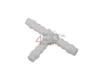 Benzineslang verbinder 6mm, t-stuk