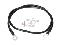 Accu kabel, negatief, zwart, 60cm, universeel