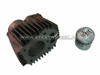 Cilinderset, met zuiger, gehoond 50cc C310A, C320A, na inruil: E149,50
