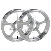 Wielen set, 17", C50, C70, C90 , Streetcub, tubeless type 3, Kepspeed