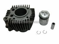 Cilinderset, met zuiger, gehoond 50cc C310S, C320S, na inruil: E149,50
