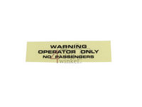 LABEL,WARN.*NH-1*, OEM HONDA