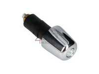 Stuur gewicht / balans, universeel, 22mm, chroom