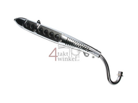 Uitlaat standaard, hoog, past op SS50, met hitteschild en toebehoren