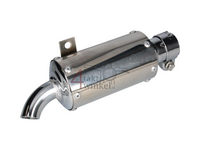 Uitlaat sportief, demper, bovenlangs, past op Z50a Monkey 2e kans product