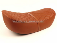 Buddy / zadel, Dax, laag, diamand stiksel, Kepspeed, 5,5 bruin