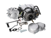 Motorblok,  50cc, handkoppeling, Lifan, 4-bak, zilver