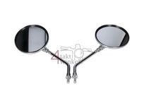 Spiegel set, universeel, m8 rechtse draad, rond, 2e kans product