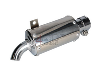 Uitlaat sportief, demper, bovenlangs, past op Z50a Monkey 2e kans product