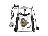 Voorvork compleet, Dax, 31mm, standaard Skyteam, zwart, 2e kans product