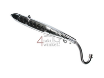 Uitlaat standaard, hoog, past op SS50, met hitteschild en toebehoren