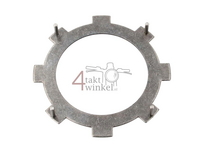 Koppelingsplaat staal C50, Dax, onder met 4 pootjes, origineel Honda