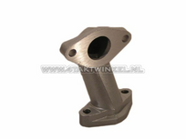 Spruitstuk 20mm, zwanenhals, brede flens