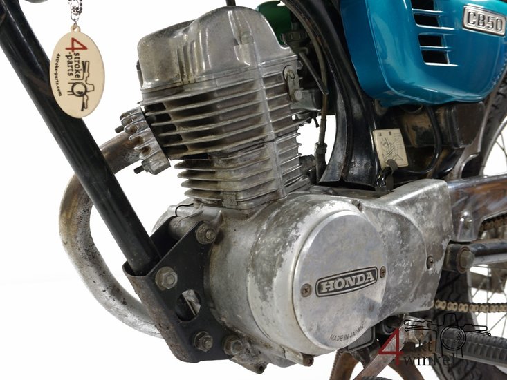 VERKOCHT Honda CB50 K1, Blauw, 8072km, met kenteken